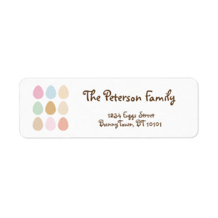 modern fine pastel easter eggs