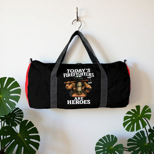 Modern Firefighters: Everyday Courageous Heroes Duffle Bag