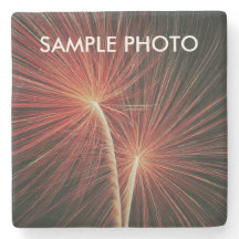Modern Fireworks Custom Photo Party Template 