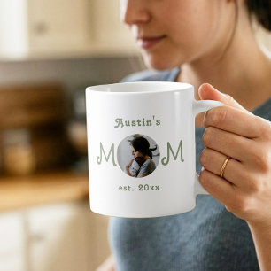 Modern First Mothers Day Mum Established Photo Coffee Mug
