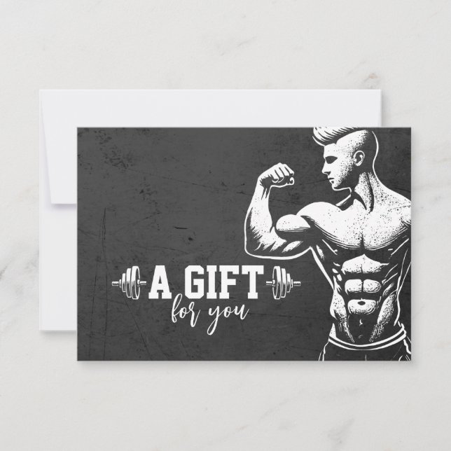 Modern Fitness Trainer Bodybuilding Gym Instructor (Front)