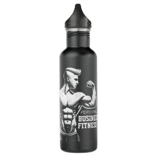 Modern Fitness Trainer Bodybuilding Gym Instructor 710 Ml Water Bottle