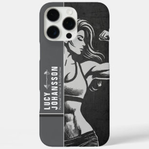 Modern Fitness Trainer Bodybuilding Gym Instructor iPhone 16 Pro Max Case