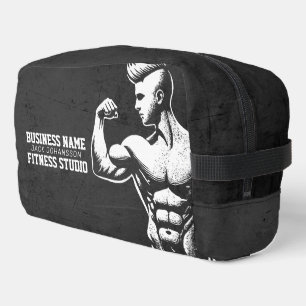 Modern Fitness Trainer Bodybuilding Gym Instructor Dopp Kit