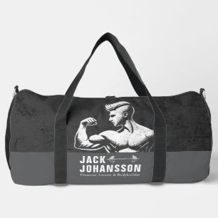 Modern Fitness Trainer Bodybuilding Gym Instructor Duffle Bag