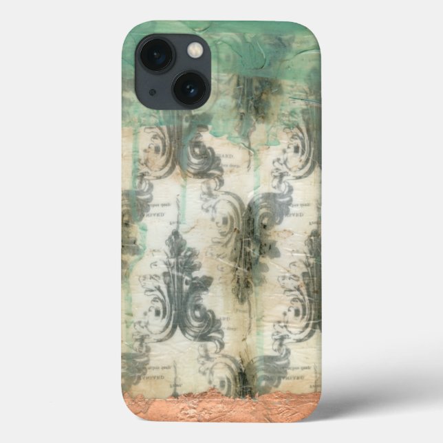 Modern Fleur De Lis Design Case-Mate iPhone Case (Back)