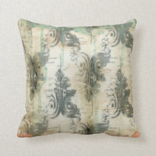 Modern Fleur De Lis Design Cushion