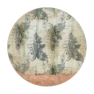 Modern Fleur De Lis Design Cutting Board