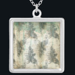 Modern Fleur De Lis Design Silver Plated Necklace<br><div class="desc">The fleur de lis has been historically associated with the French monarchy and coats-of-arms. Associate it with your home by purchasing this great print by Jennifer Goldberger. Get yours today!</div>