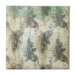 Modern Fleur De Lis Design Tile<br><div class="desc">The fleur de lis has been historically associated with the French monarchy and coats-of-arms. Associate it with your home by purchasing this great print by Jennifer Goldberger. Get yours today!</div>