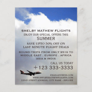 Modern Flight, Airline Advertising Flyer