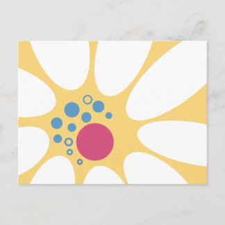 Modern Floral 2 Abstract Design Postcard