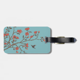 Modern Floral 2 Wedding Luggage Tag
