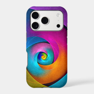 Modern Floral Abstract Art Pink Blue Pattern #17