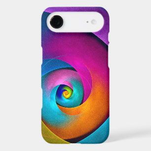 Modern Floral Abstract Art Pink Blue Pattern #17