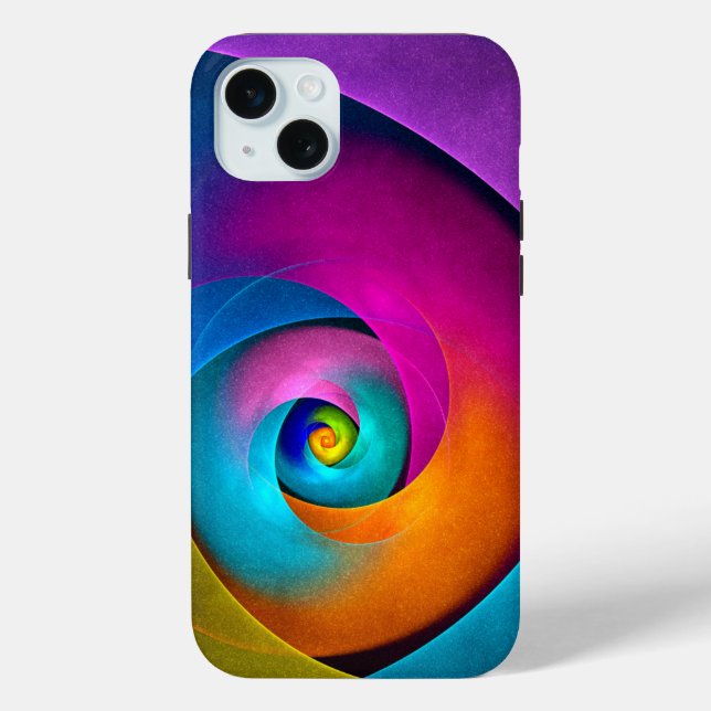Modern Floral Abstract Art Pink Blue Pattern #17 Case-Mate iPhone Case (Back)