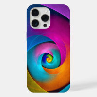 Modern Floral Abstract Art Pink Blue Pattern #17