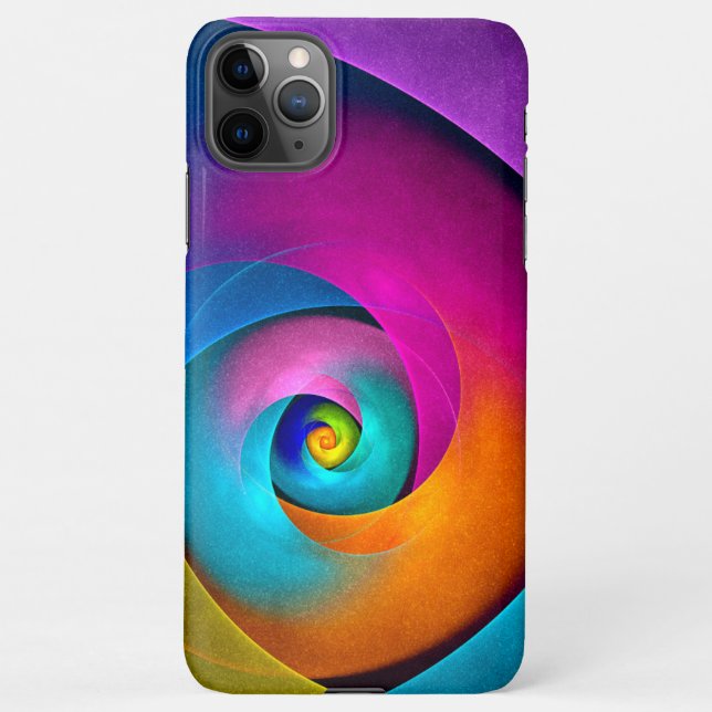 Modern Floral Abstract Art Pink Blue Pattern #17 iPhone Case (Back)