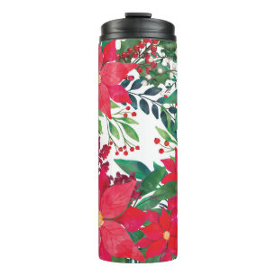 Modern Floral Art Thermal Tumbler