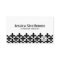 Modern Floral Black White Flower Pattern
