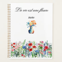 Modern floral cover Weekly and Monthly Planner