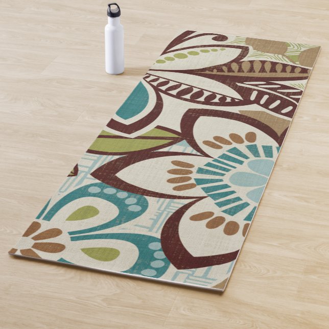 Modern Floral Designs Yoga Mat (In Situ)