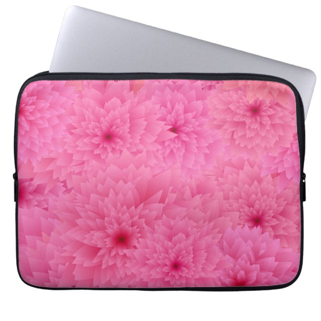 Modern Floral Electronics Bag with Bold Rose Motif (Front)