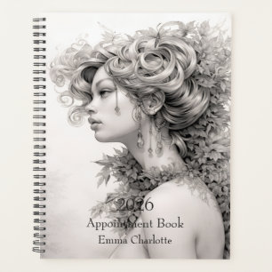 Modern floral elegant Custom Name 2026 Planner