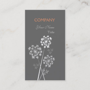 Modern Floral Elegant Fancy Dream Professional Business Card