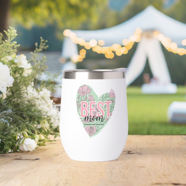 Modern Floral Heart (Wedding)