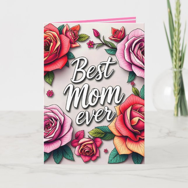 Modern Floral Luxury Gift Collection Card (Front)