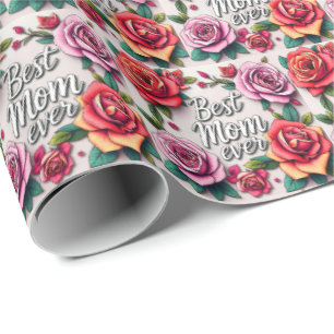 Modern Floral Luxury Gift Collection Wrapping Paper