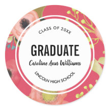 Modern Floral Pattern Graduation 