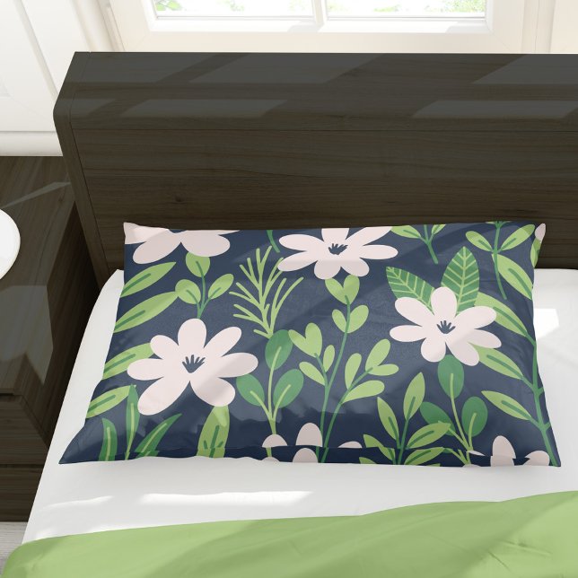 Modern Floral Pattern Pillowcase (Creator Uploaded)
