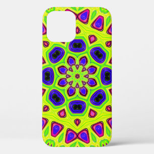 Modern floral pattern. Raster illustration. Persia iPhone 12 Case