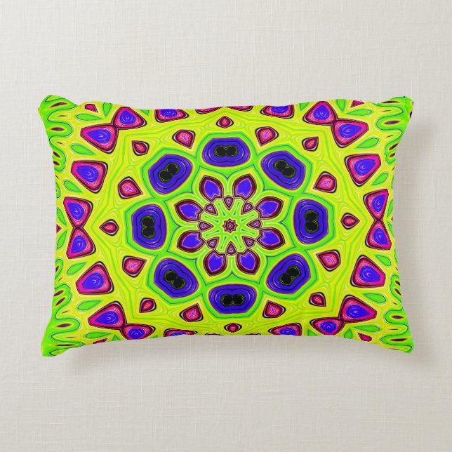 Modern floral pattern. Raster illustration. Persia Decorative Cushion (Front)