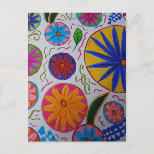 Modern Floral Postcard