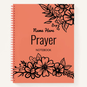 Modern Floral Prayer Notebook