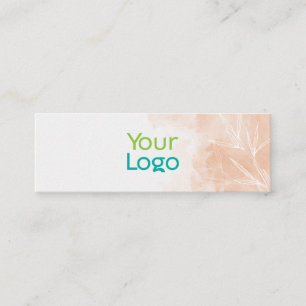 Modern Floral Style Designer Mini Business Card