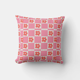 Modern Floral Throw Pillow | Elegant Botanical Hom