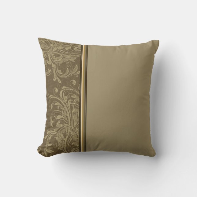 Modern Floral Throw Pillows (Front)