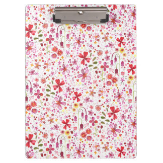 Modern Floral Watercolor Clipboard