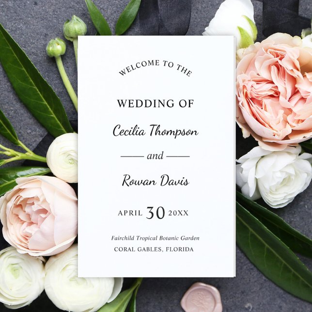 Modern Floral Wedding Coral Blush Ceremony (Creator Uploaded)