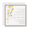 Modern Floral Wedding Invitation - Mustard