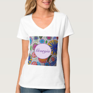 Modern Floral  Women's  T-Shirt
