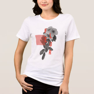 Modern Flower: Contemporary Botanical Art Tri-Blend Shirt