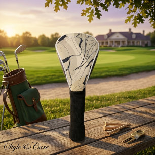 Modern Flower Pattern Golf Head Cover Design