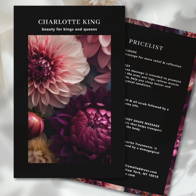Modern Flower Salon Pricelist Flyer (Modern Flower Salon Pricelist Flyer)