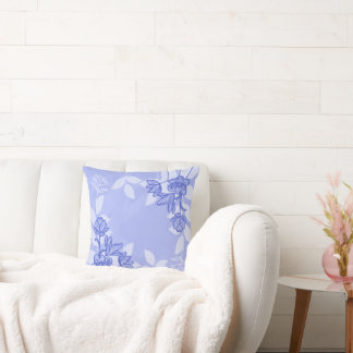 Modern Flowers And Leaves Ornaments Cushion