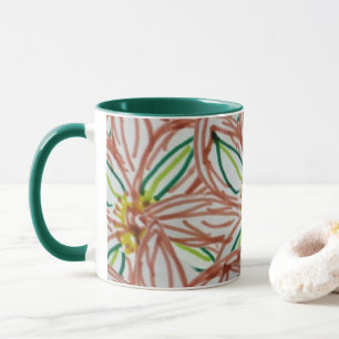 Modern Flowers Mug